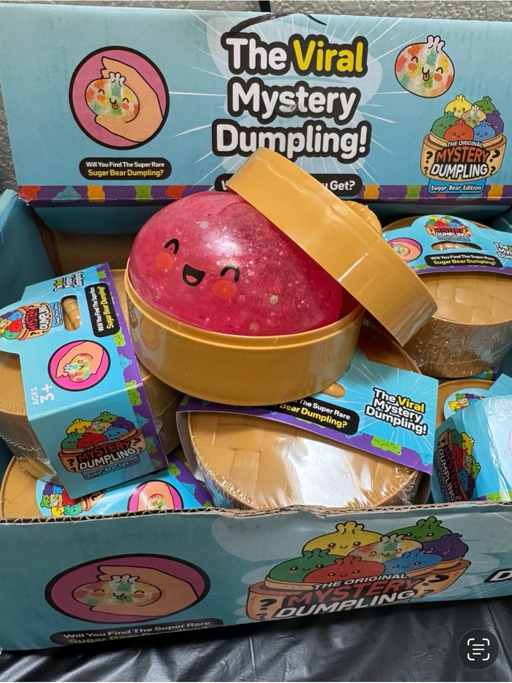 Glitter Dumpling Squishy Kids Toy